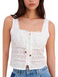 top attrattivo με διατρήσεις 9923181-white γυναικείο