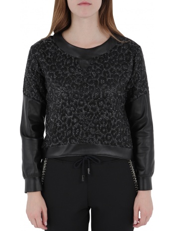 μπλούζα μακρυμάνικη jijil shirt with rounded neckline j0707 σε προσφορά