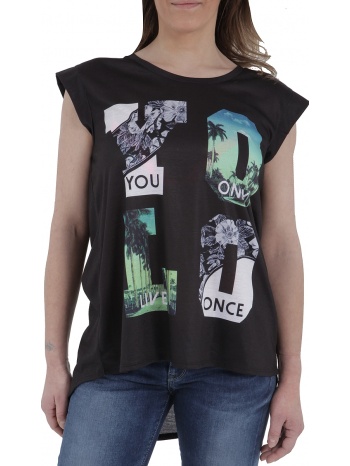 μπλούζα αμάνικη silvian heach seran cvp15099tsfe-nero σε προσφορά