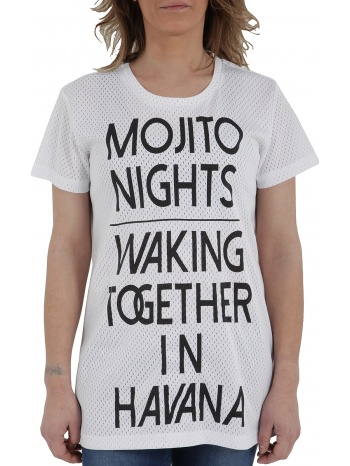 μπλούζα κοντομάνικη silvian heach broom pgp15244tsfe-bianco σε προσφορά