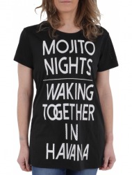 μπλούζα κοντομάνικη silvian heach broom pgp15244tsfe-nero