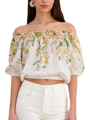 top attrattivo φλοράλ έξωμο 9923214-multicolor γυναικείο
