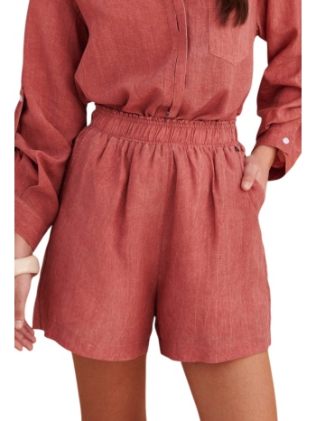 σορτς attrattivo με ελαστική μέση 9923082-spice red