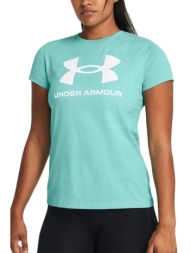 μπλούζα κοντομάνικη under armour sportstyle logo 1356305-482 γυναικείο