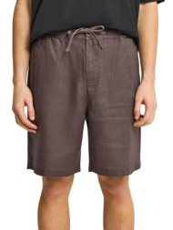 βερμούδα funky buddha λινή chino fbm013-009-03-moon mist ανδρικό