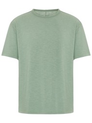 μπλούζα κοντομάνικη funky buddha relaxed t-shirt fbm013-309-04-sage green ανδρικό