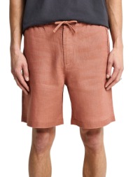 βερμούδα funky buddha λινή chino fbm013-009-03-copper brown ανδρικό