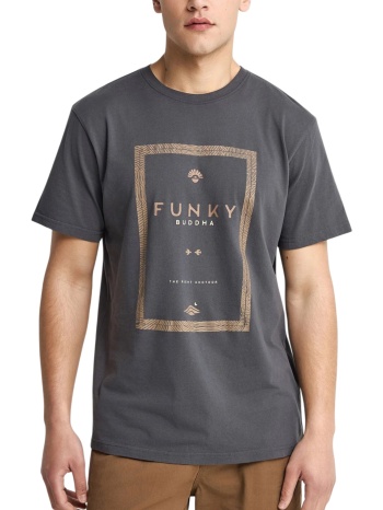 μπλούζα κοντομάνικη funky buddha με τύπωμα