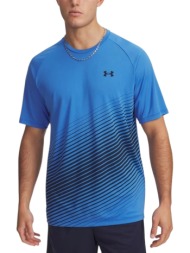 μπλούζα κοντομάνικη under armour tech fade ss 6005916-402 ανδρικό