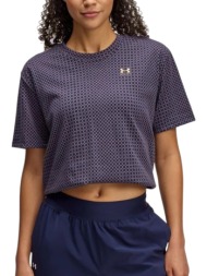 μπλούζα κοντομάνικη under armour holiday ss 1389753-410 γυναικείο