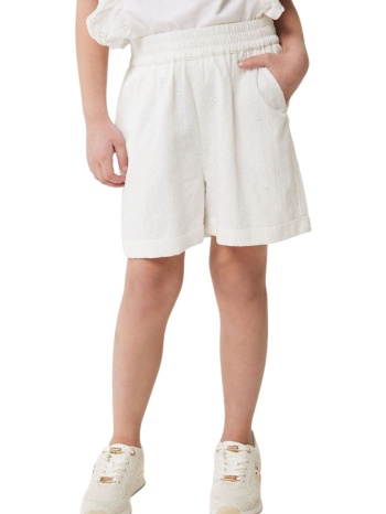 βερμούδα mexx broderie shorts high waist mf007300941g-off σε προσφορά