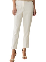 παντελόνι υφασμάτινο mexx pants tapered leg mf007001651w-01-off white γυναικείο