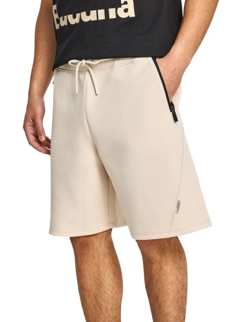 βερμούδα funky buddha αθλητική fbm013-057-03-cloud cream