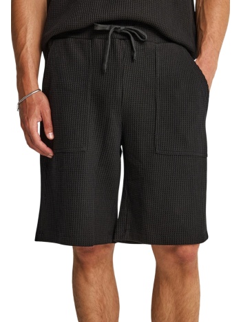 βερμούδα funky buddha αθλητική fbm013-065-03-black ανδρικό