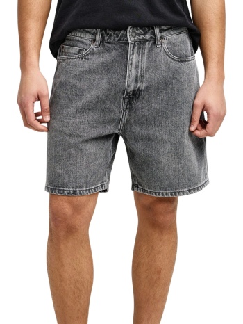 βερμούδα funky buddha τζιν baggy fbm013-096-03-grey ανδρικό