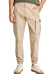 παντελόνι υφασμάτινο funky buddha cargo με cuffed τελείωμα fbm013-030-02-greige ανδρικό
