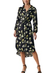 φόρεμα mexx pear printed dress mf006304451w-black γυναικείο