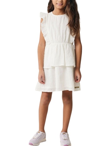 φόρεμα mexx with ruffles mf006302041g-off white κορίτσι σε προσφορά
