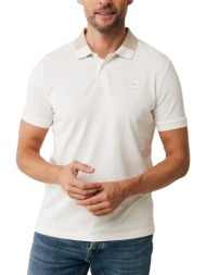 μπλούζα κοντομάνικη mexx colorblock polo mf007102351m-off white ανδρικό