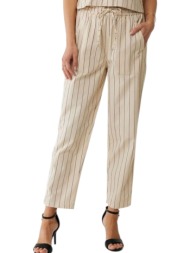 παντελόνι υφασμάτινο mexx easy pull on workwear pants mf007005251w-cream white γυναικείο