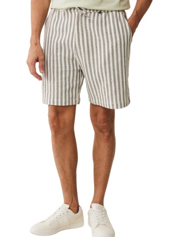 σορτς mexx striped shorts mf007301951m-herb green ανδρικό σε προσφορά