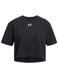μπλούζα κοντομάνικη under armour rival ss 1389755-001 κορίτσι
