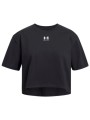 μπλούζα κοντομάνικη under armour rival ss 1389755-001 κορίτσι