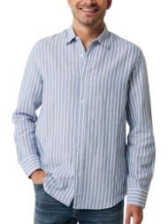 πουκάμισο μακρυμάνικο mexx aiden mf007200351m-faded blue ανδρικό