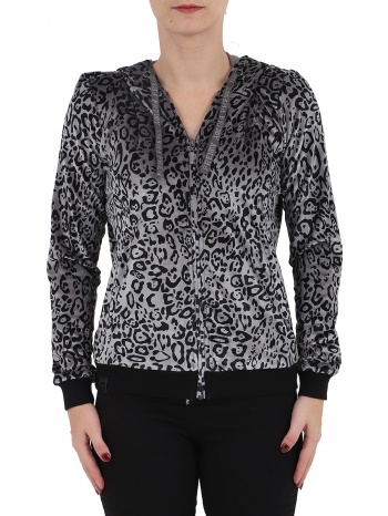 ζακέτα freddy animal print chenille f9wals1-g46g1 σε προσφορά