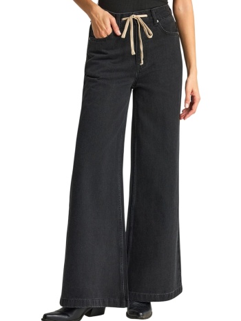 παντελόνι jean funky buddha wide leg fbl013-173-02-black σε προσφορά