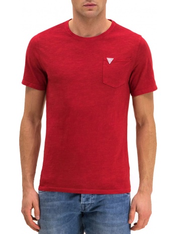 μπλούζα κοντομάνικη guess crew core bar m01i49k6xn0-h581 σε προσφορά