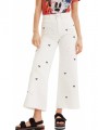 παντελόνι jean desigual mickeys 23swdd65-1001