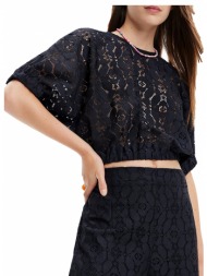 μπλούζα κοντομάνικη desigual lucca 23swbw01-2000