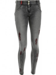 κολάν freddy wr.up. super-skinny regular rise in distressed denim wrup2rf822-j3g