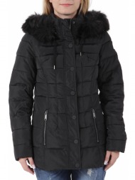 μπουφάν biston με αποσπώμενη κουκούλα 40-101-033-black