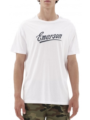 μπλούζα κοντομάνικη emerson s/s t-shirt 231.em33.130-white σε προσφορά