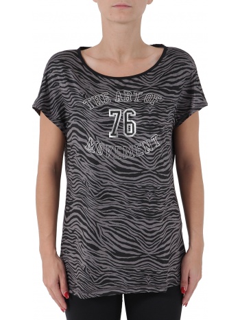 μπλούζα κοντομάνικη freddy animal print wt165l03n00-g55nal σε προσφορά