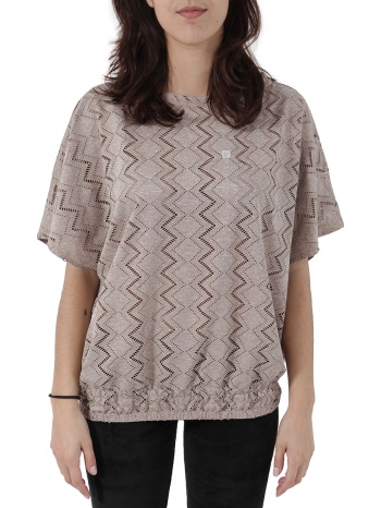 μπλούζα κοντομάνικη freddy διάτρητο f8wmit1-p900 σε προσφορά