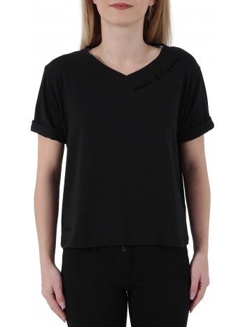 μπλούζα κοντομάνικη freddy cropped jersey lurex σε προσφορά