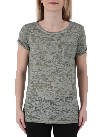 μπλούζα κοντομάνικη freddy burnout jersey with camp pocket σε προσφορά