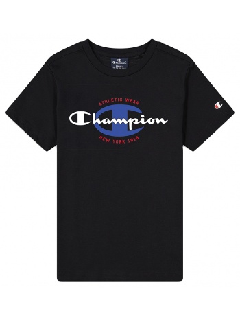 μπλούζα κοντομάνικη champion με λογότυπο 306307-kk001 σε προσφορά