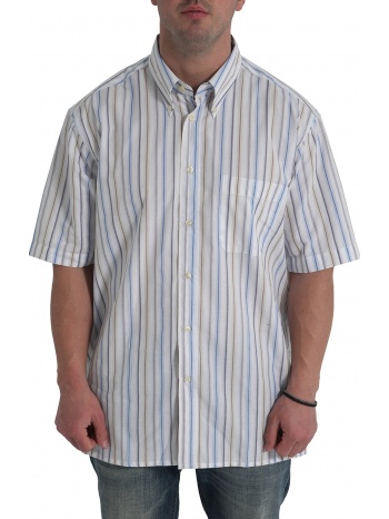 πουκάμισο κοντομάνικο mc panthon 42517/003/b-blue/wh