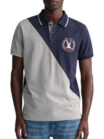 μπλούζα polo gant archive shield 2063012-433 σε προσφορά