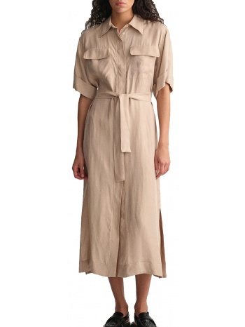 φόρεμα gant rel ss flap pocket shirt dress 4503253-277 dry σε προσφορά
