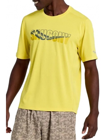 μπλούζα κοντομάνικη saucony stopwatch graphic σε προσφορά