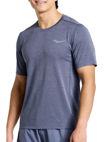 μπλούζα κοντομάνικη saucony stopwatch sam800278-hzh σε προσφορά