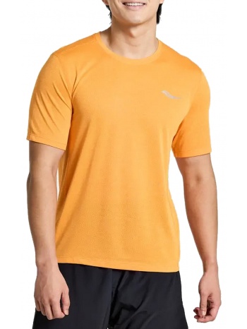 μπλούζα κοντομάνικη saucony stopwatch sam800278-mah σε προσφορά