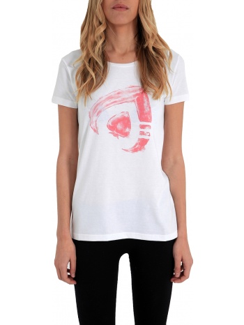 μπλούζα κοντομάνικη sneak aces ace water ink 4030-505-white σε προσφορά