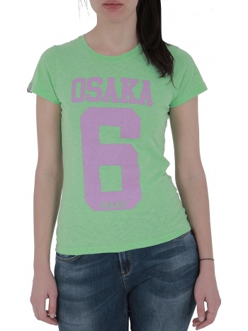 μπλούζα κοντομάνικη superdry osaka 6 neon g10kx043-dyt σε προσφορά