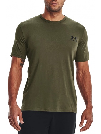 μπλούζα κοντομάνικη under armour sportstyle leftchest